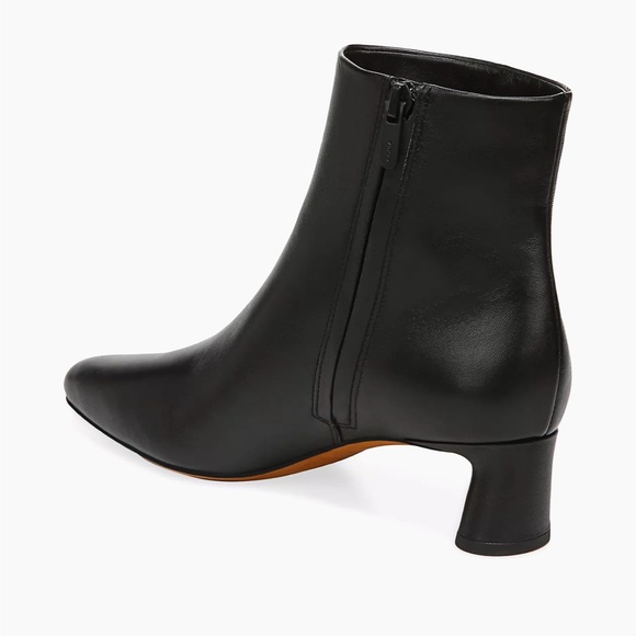 NEW Vince Hilda Leather Ankle Boots Black Size 5.5 - Picture 3 of 15
